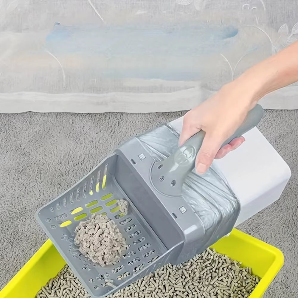 ATS USA Cat Litter Shovel Pet Litter Sifter Hollow Neater Scoop Dog Sand Cleaning Cats Litter Pet Neater Scooper Cats Tray Box Scoopers