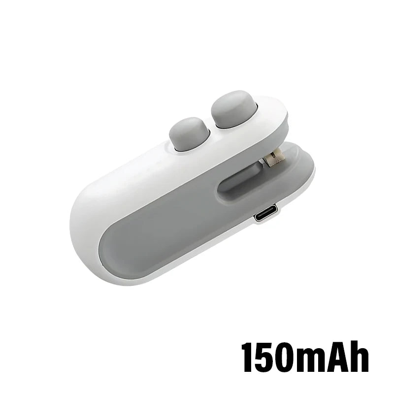 Mini Handheld Plastic Bag Sealer with Built-In Battery Portable Food Bag Heat Sealer Machine Opening Machine Kitchen Gadgets