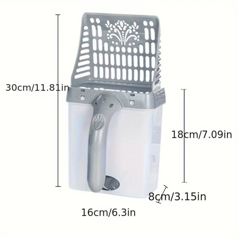 ATS USA Cat Litter Shovel Pet Litter Sifter Hollow Neater Scoop Dog Sand Cleaning Cats Litter Pet Neater Scooper Cats Tray Box Scoopers