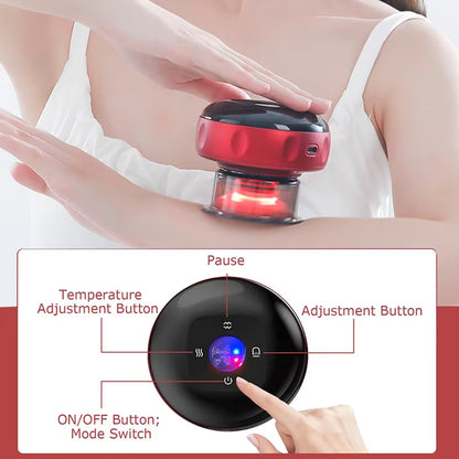 ATS USA Body Scraping Massage Smart Electric Vacuum Cupping Heating Suction Cup