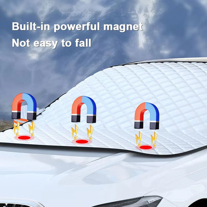 Magnetic Car Windshield Snow Shield Four Seasons Car Cover Front Window anti UV Frost Protection Snow Cover Sunshade