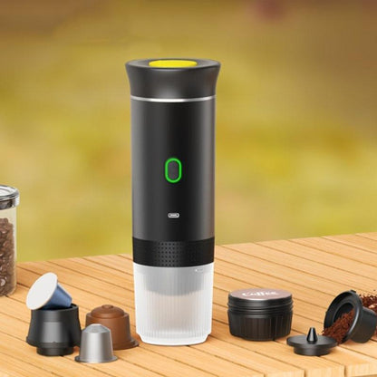 ATSUSA Portable Electric Espresso Machine, USB Rechargeable Travel Coffee Maker, Coffee Capsule Cooker Self-Heating with Type-C, Hot and Cold Brew, Boyfriend Gift