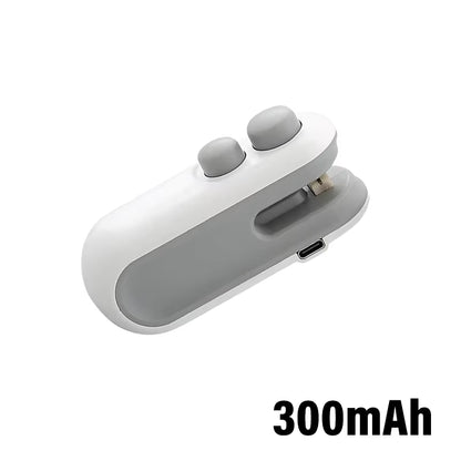 Mini Handheld Plastic Bag Sealer with Built-In Battery Portable Food Bag Heat Sealer Machine Opening Machine Kitchen Gadgets