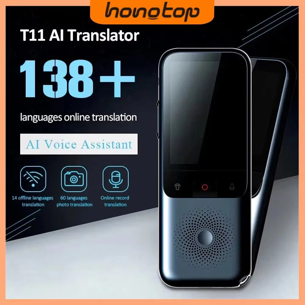 Translation Camera Device T11 Real-Time Smart Voice Photo Translator 1500Ma 138 Languages Portable Text Voice Translator