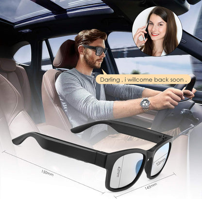 ATS Smart Glasses Smart Audio Glasses Wireless Bluetooth Sunglasses Polarized Sunglasses IPX4 Waterproof